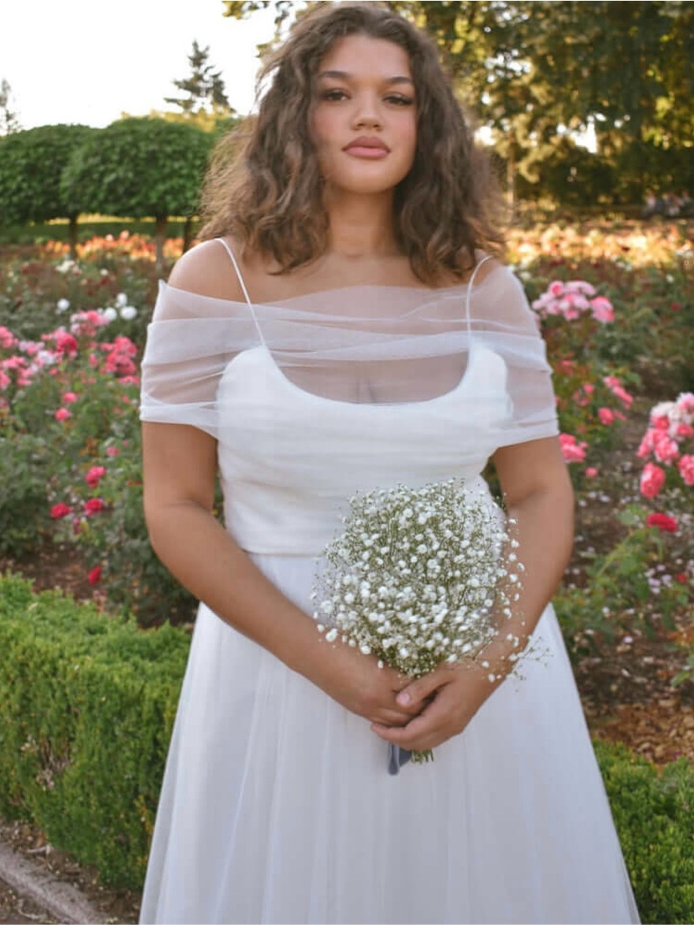 Confete Louisa Tulle Midi Dress